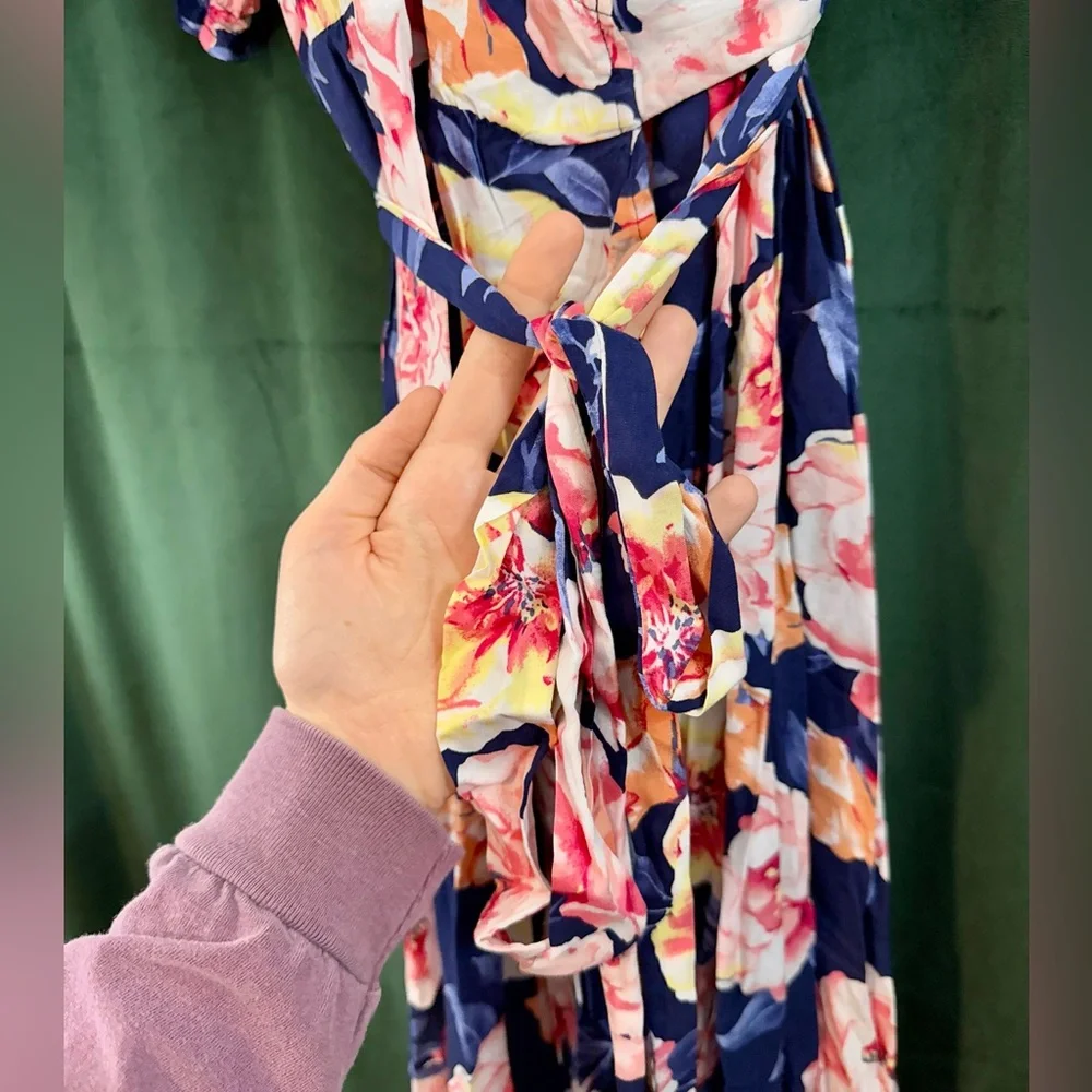 NWT Old Navy Floral Wrap Dress Size 1X - Picture 4 of 10